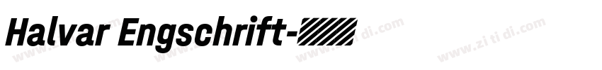 Halvar Engschrift字体转换 Halvar Engschrift字体转换